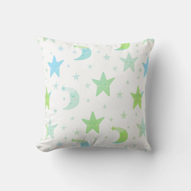 Almofada Estrelas e Luas Whimsical (Frente)