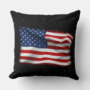 Almofada Estrelas e Stripes Bandeira Americana Patriótica