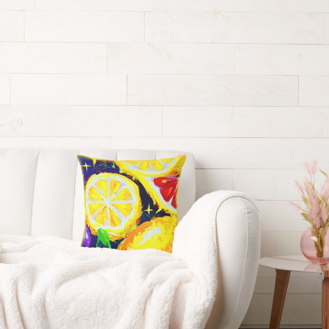 Almofada Estrelas suculentas e Céus Frutado. Comprar Agora (Sofá)