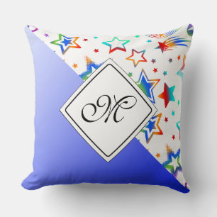 Almofada Estrelas Tatuagens coloridas + suas ideias