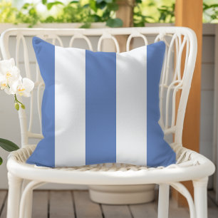 Almofada Estrias Verticais Verticais de Cornflower Blue