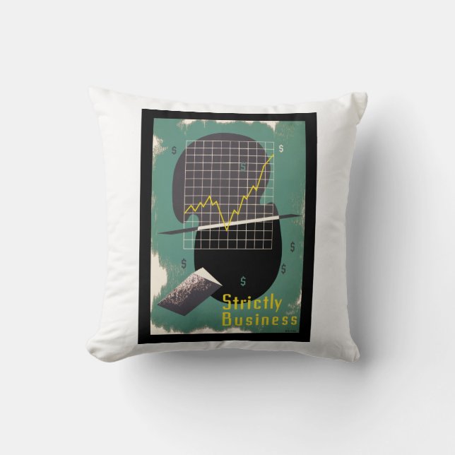 Almofada Estritamente negócios (Frente)