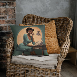 Almofada Estudo Moderno do Século médio: Quic Contemplativo