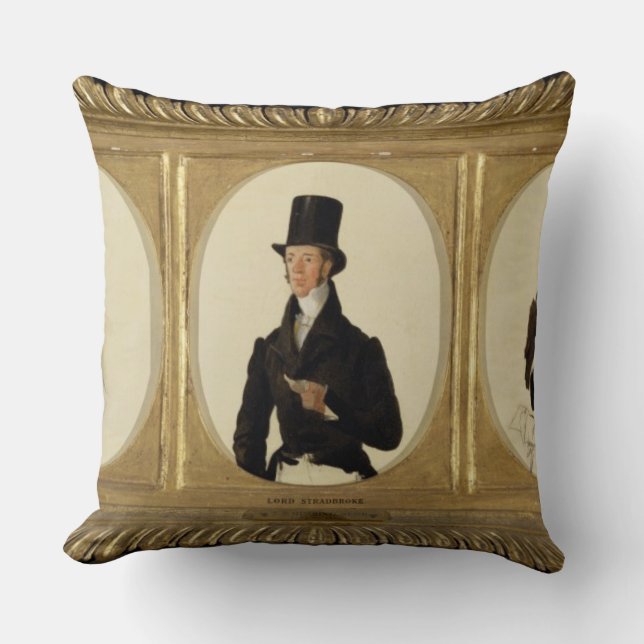 Almofada Estudos para os retratos do senhor Eglinton, (Frente)