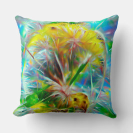 Almofada Eteal Dandelions em Neon Dreamscape
