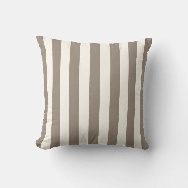 Almofada Eterno Stripes Taupe Cream (Frente)