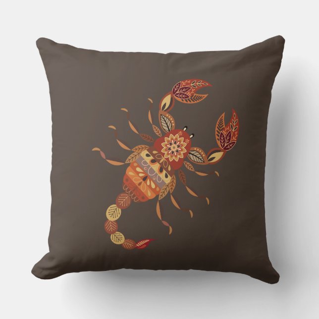 Almofada Ethnic Floral Scorpion (Frente)