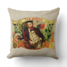 Etiqueta da Caixa de Charutos do Juiz Vintage