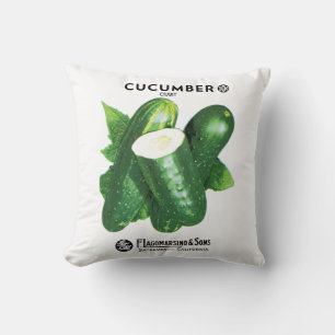 Almofada Etiqueta de Pacote de Semente de Pepino