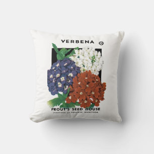 Almofada Etiqueta do pacote da semente do Verbena