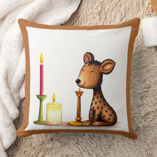Almofada etnia africana kwanzaa animais selvagens em disfar (Cobertor)