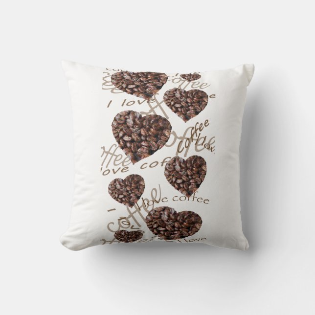 Almofada Eu Adoro Café! (Frente)