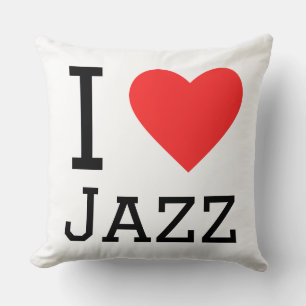 Almofada Eu adoro jazz