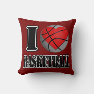 Almofada Eu adoro Travesseiro de basquete