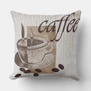 Almofada Eu adoro Travesseiro do Caffee (Café) Designer