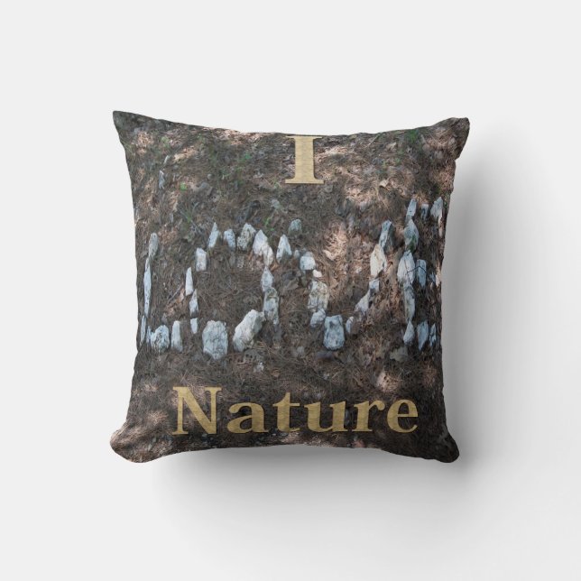 Almofada Eu Amo a Natureza (Frente)