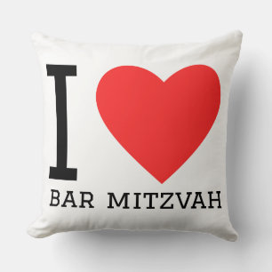 Almofada Eu amo bar mitzvah