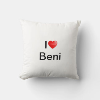 Almofada Eu amo Beni