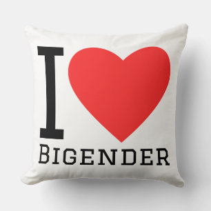 Almofada Eu amo bigênero