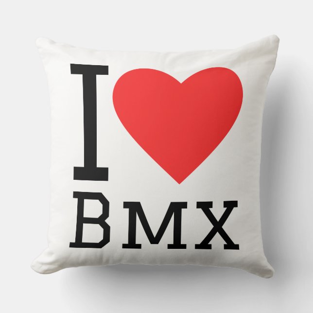 Almofada Eu amo bmx (Frente)