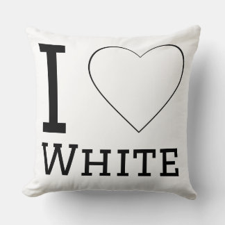 Almofada Eu amo branco 