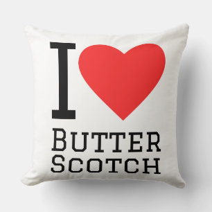 Almofada Eu amo butterscotch