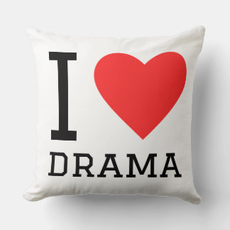 Almofada Eu amo drama