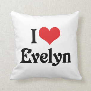 Almofada Eu Amo Evelyn