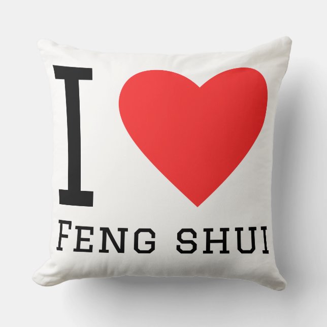 Almofada Eu amo feng shui  (Frente)