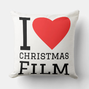 Almofada Eu amo filme de Natal