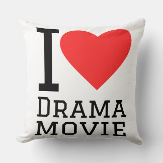 Almofada Eu amo filme dramático