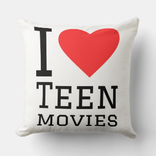 Almofada Eu amo filmes adolescentes