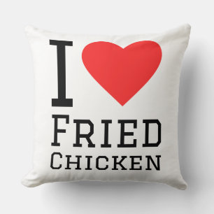 Almofada Eu amo frango frito