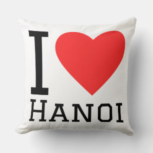 Almofada Eu amo Hanoi