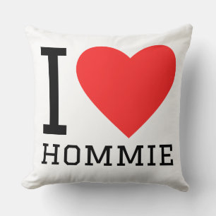 Almofada Eu amo hommies