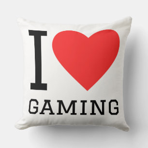 Almofada Eu amo jogos