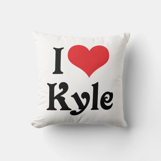Almofada Eu Amo Kyle (Frente)