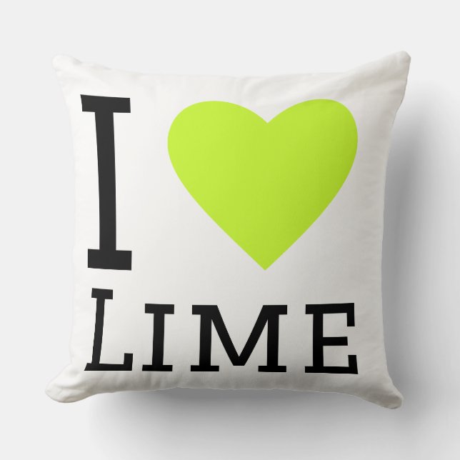 Almofada Eu amo limão (Frente)