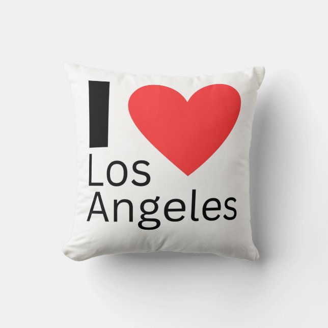 Almofada Eu Amo Los Angeles (Frente)