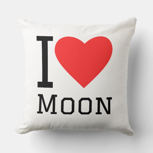 Almofada Eu amo lua (Frente)