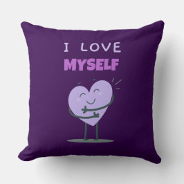 Almofada Eu Amo-Me A Si Próprio Amor