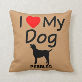 Almofada Eu Amo Meu Cachorro