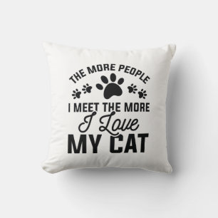 Almofada Eu Amo Meu Gato