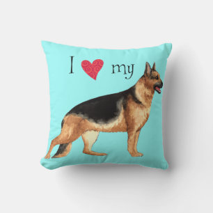 Almofada Eu amo meu German shepherd