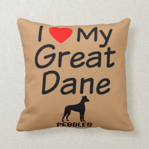 Almofada Eu Amo Meu Grande Dane