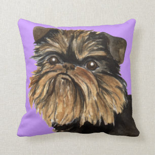 Almofada Eu amo meu Griffon de Bruxelas