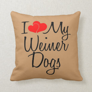 Almofada Eu Amo Meus Cachorros Ember