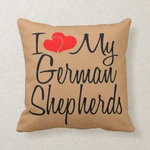 Almofada Eu Amo Meus German shepherd