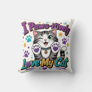 Almofada Eu Amo Minha Gata com Paixão – Cobertor para Amant
