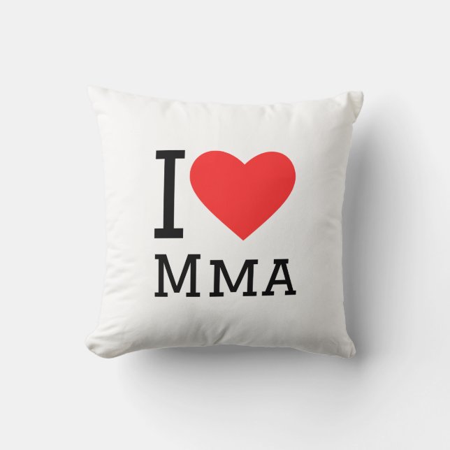 Almofada Eu amo mma (Frente)